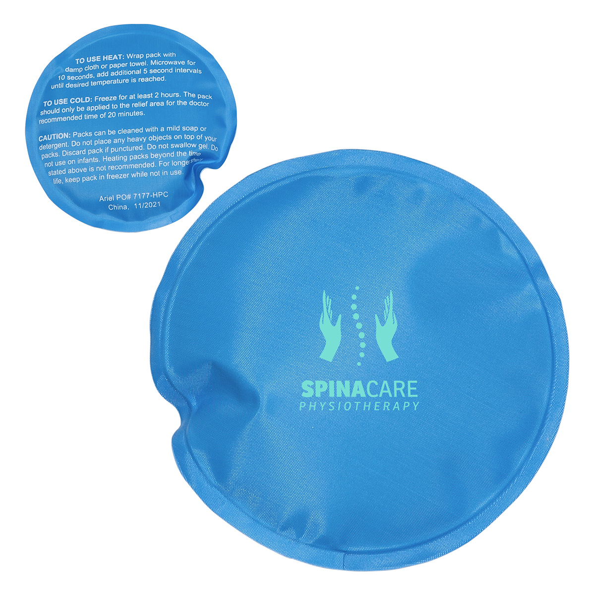 Round Nylon-Covered Hot/Cold Pack 1