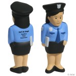 Police Woman Stress Reliever - Blue/Black Police Woman Stress Reliever - Blue/Black