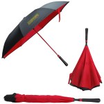 Skyline Two-Tone Inversion Umbrella - Red/Black Skyline Two-Tone Inversion Umbrella - Red/Black