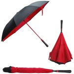 Skyline Two-Tone Inversion Umbrella - Red/Black Skyline Two-Tone Inversion Umbrella - Red/Black