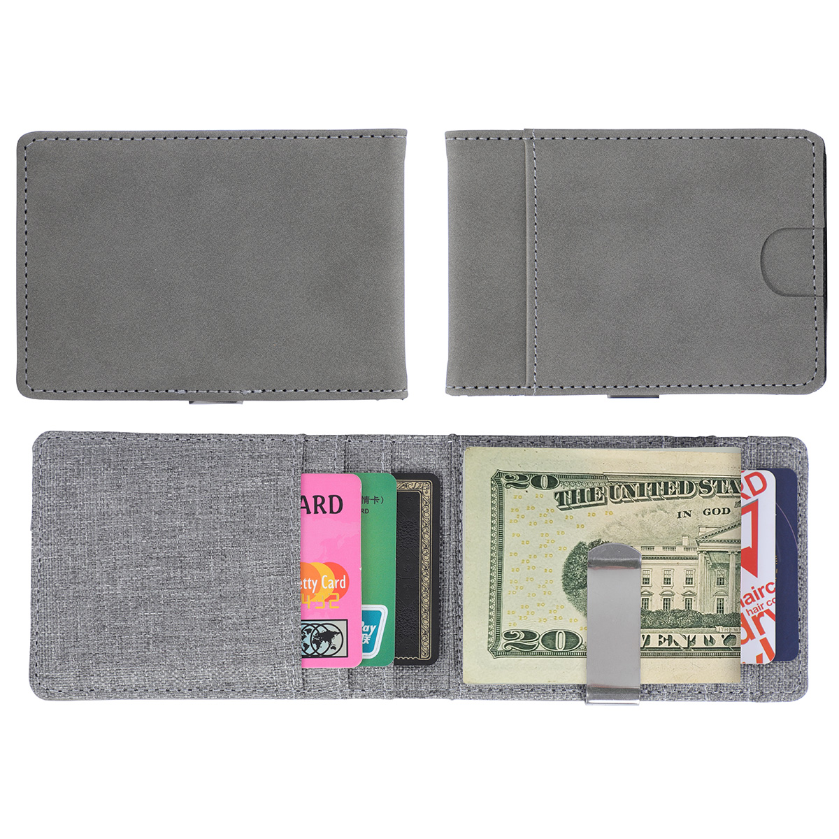 Best Buddy Tools® Slim Wallet with Money Clip 1