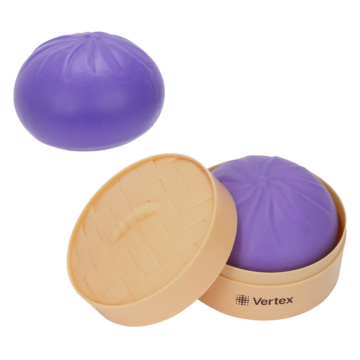 Squishy Dumpling Stress Reliever with Steamer Basket 1