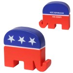 Republican Elephant Stress Reliever - Red/White/Blue Republican Elephant Stress Reliever - Red/White/Blue