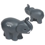 Elephant with Tusks Stress Reliever - Gray Elephant with Tusks Stress Reliever - Gray