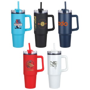 Octava 30 oz Stainless Steel/Polypropylene Mug 1 Octava 30 oz Stainless Steel/Polypropylene Mug 1