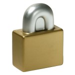 Padlock Stress Reliever - Gold/Silver Padlock Stress Reliever - Gold/Silver