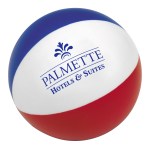 Beach Ball Stress Reliever - Red/White/Blue Beach Ball Stress Reliever - Red/White/Blue