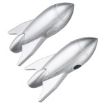Rocket Stress Reliever - Silver Rocket Stress Reliever - Silver