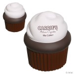 Cupcake Stress Reliever - Brown/White Cupcake Stress Reliever - Brown/White