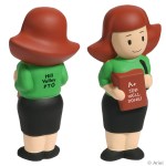 Female Teacher Stress Reliever - Green/Black Female Teacher Stress Reliever - Green/Black