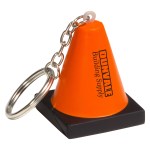 Construction Cone Stress Reliever Key Chain 1 Construction Cone Stress Reliever Key Chain 1
