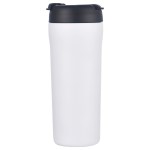Varedo 24 oz DuoFlow Vacuum Insulated Stainless Steel Tumbler - White Varedo 24 oz DuoFlow Vacuum Insulated Stainless Steel Tumbler - White