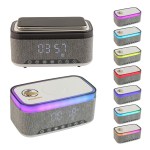 Sunset 20W Stereo Speaker with White Noise, Clock, Radio, and 15W Wireless 1 Sunset 20W Stereo Speaker with White Noise, Clock, Radio, and 15W Wireless 1
