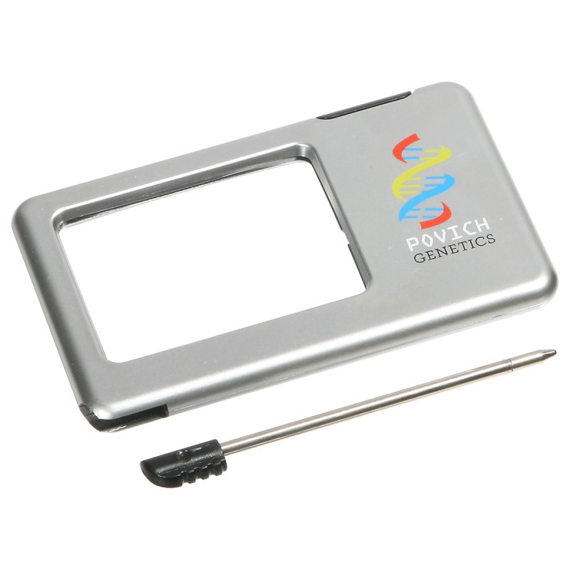 Silver Thin Light-Up Magnifier 1 Silver Thin Light-Up Magnifier 1