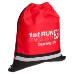 Safety Non-Woven Drawstring Bag - Red Safety Non-Woven Drawstring Bag - Red