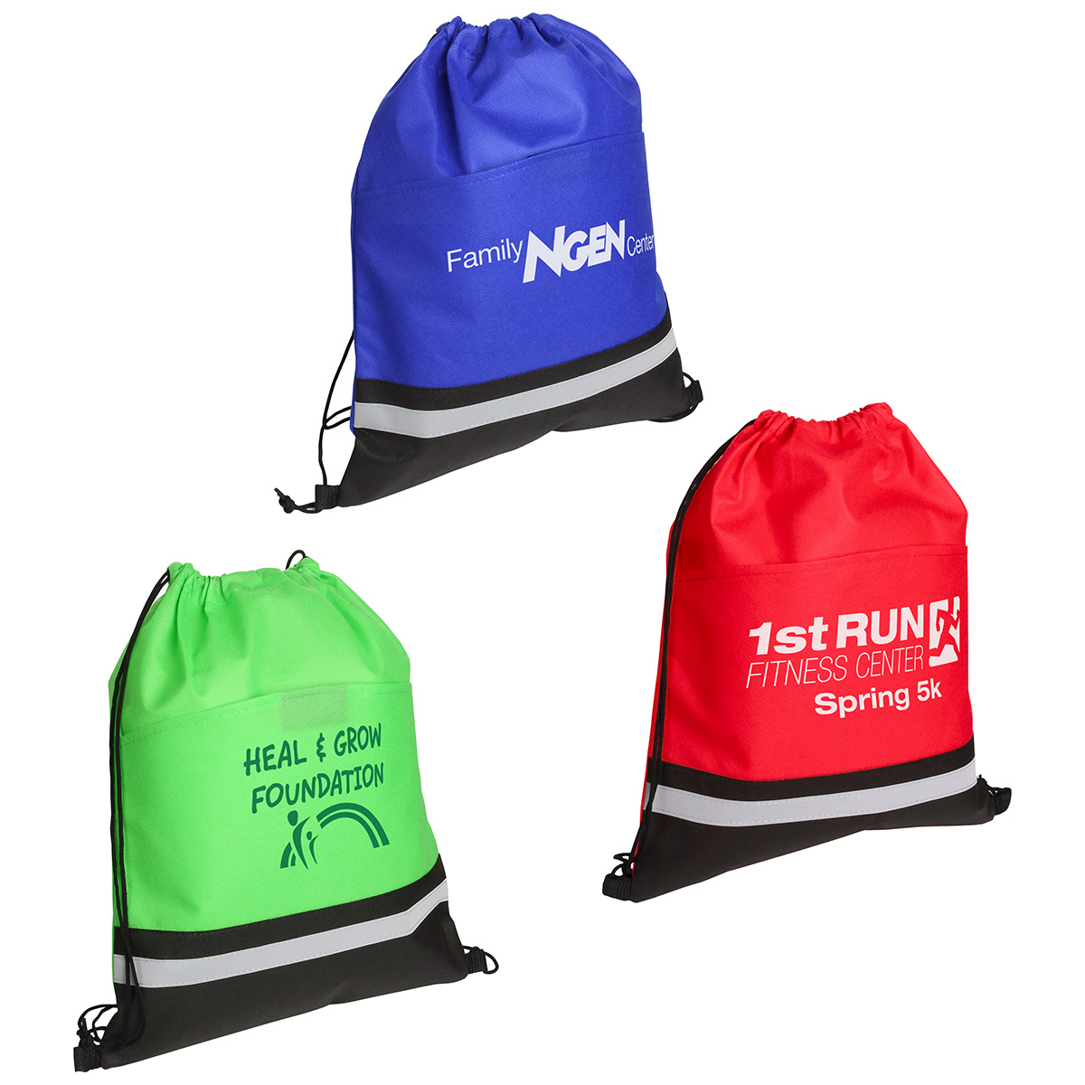 Safety Non-Woven Drawstring Bag 1
