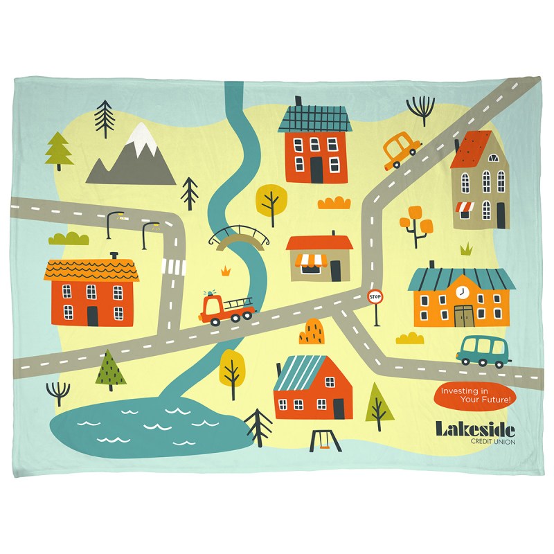 Silk Touch Blanket 60" x 80" 300GSM Polyester - Full Color 1 Silk Touch Blanket 60" x 80" 300GSM Polyester - Full Color 1