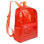 Diamond Clear TPU Backpack - Red Diamond Clear TPU Backpack - Red