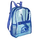 Diamond Clear TPU Backpack - Blue Diamond Clear TPU Backpack - Blue