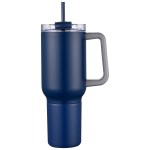 Novo Combo 20 oz Vacuum Insulated Stainless Steel Mug and Screw-On 12 oz Ca - Navy Blue Novo Combo 20 oz Vacuum Insulated Stainless Steel Mug and Screw-On 12 oz Ca - Navy Blue
