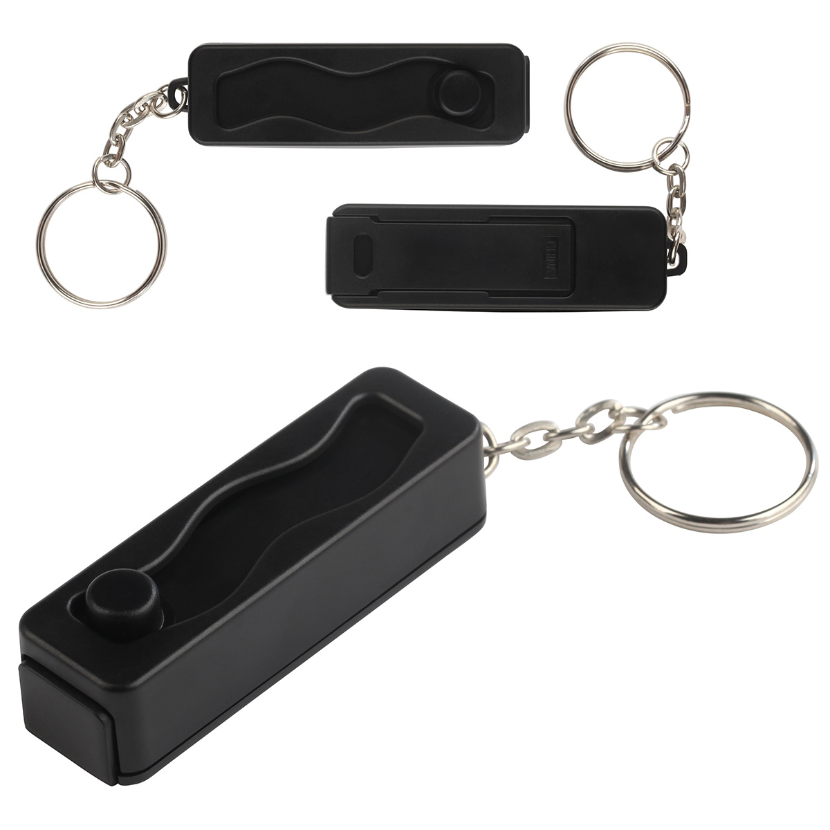 Contour Phone Stand Key Chain with Finger Fidget 1