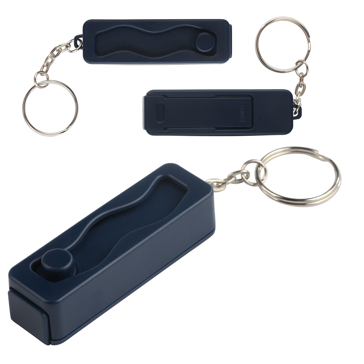 Contour Phone Stand Key Chain with Finger Fidget 1
