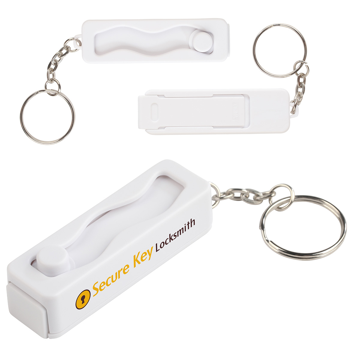 Contour Phone Stand Key Chain with Finger Fidget 1