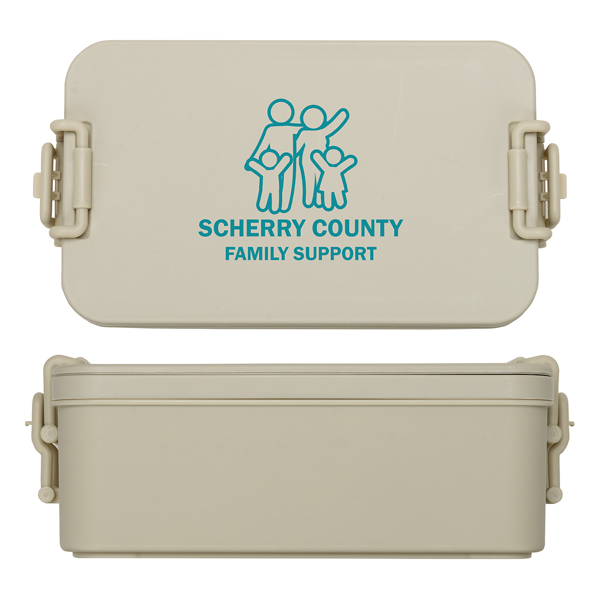 Canteen Stackable Lunch Box With Utensils 1