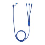 Velocity 4-in-1 60W PD 47" Charging Cable - Royal Blue Velocity 4-in-1 60W PD 47" Charging Cable - Royal Blue