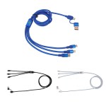 Velocity 4-in-1 60W PD 47" Charging Cable 1 Velocity 4-in-1 60W PD 47" Charging Cable 1