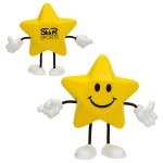 Star Stress Reliever Figure - Yellow Star Stress Reliever Figure - Yellow