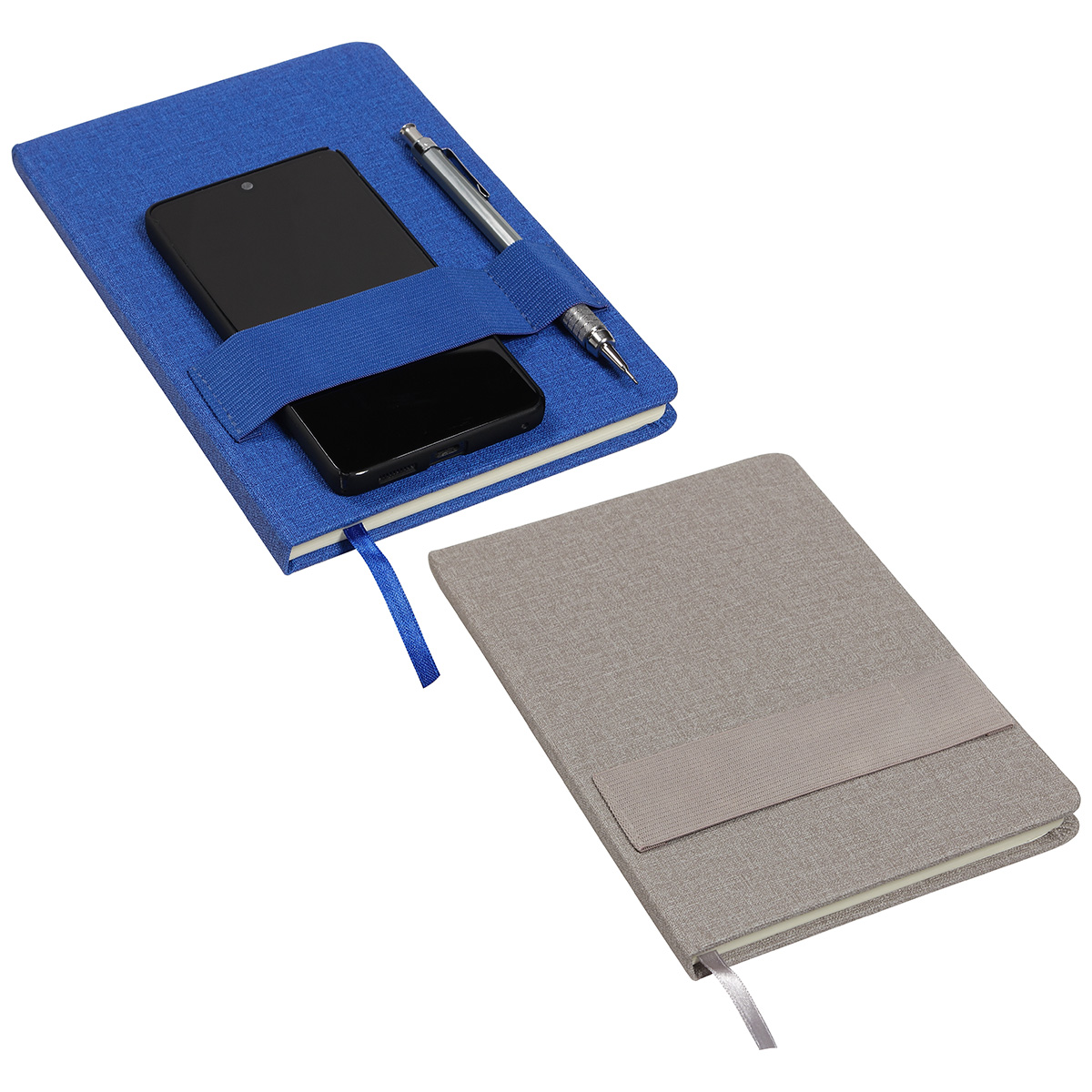 Council Textured Journal with Phone + Pen Holder 1