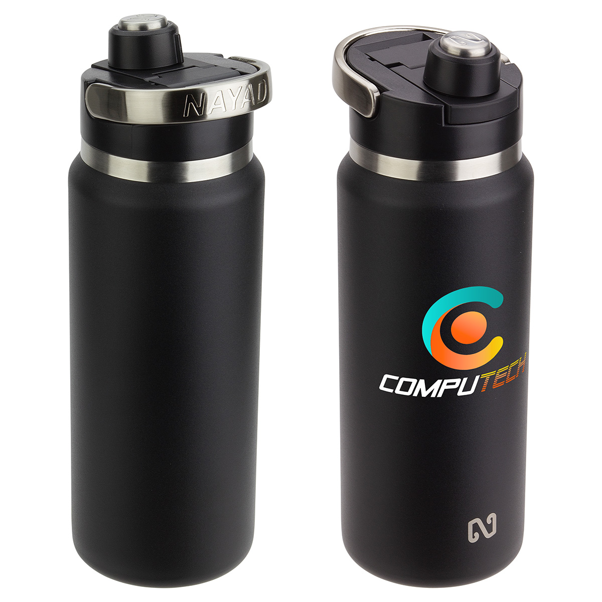 NAYAD® Traveler 26 oz Stainless Double-wall Bottle with Twist-Top Spout 1