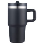 Alta 20 oz Eco-Friendly Vacuum Insulated Straw Mug - Black Alta 20 oz Eco-Friendly Vacuum Insulated Straw Mug - Black