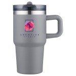 Alta 20 oz Eco-Friendly Vacuum Insulated Straw Mug - Gray Alta 20 oz Eco-Friendly Vacuum Insulated Straw Mug - Gray