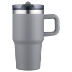 Alta 20 oz Eco-Friendly Vacuum Insulated Straw Mug - Gray Alta 20 oz Eco-Friendly Vacuum Insulated Straw Mug - Gray