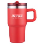 Alta 20 oz Eco-Friendly Vacuum Insulated Straw Mug - Red Alta 20 oz Eco-Friendly Vacuum Insulated Straw Mug - Red