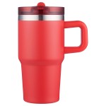 Alta 20 oz Eco-Friendly Vacuum Insulated Straw Mug - Red Alta 20 oz Eco-Friendly Vacuum Insulated Straw Mug - Red