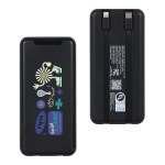 Squire 10000mAh UL Listed Power Bank with Built-In Charging Cables - Black Squire 10000mAh UL Listed Power Bank with Built-In Charging Cables - Black
