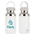NAYAD® Truro 12 oz Stainless Double-wall Vacuum Insulated Bottle - White NAYAD® Truro 12 oz Stainless Double-wall Vacuum Insulated Bottle - White