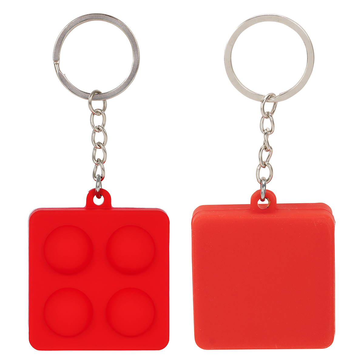 Square Push Pop Key Ring 1