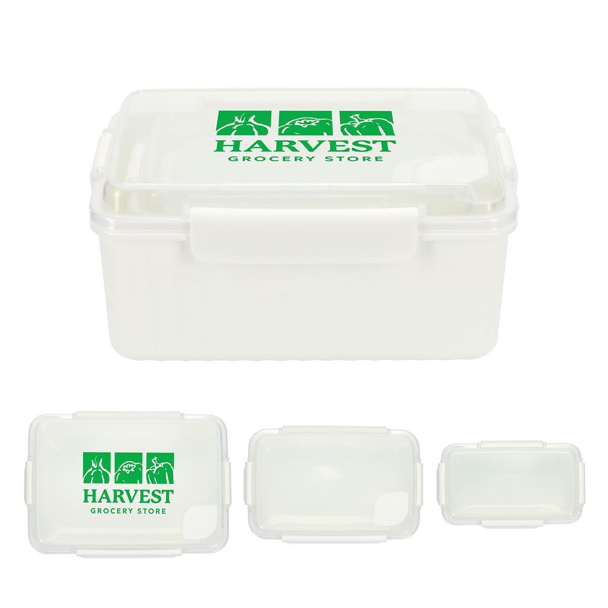 Kiosk 3-Piece Food Container Set with Vented Lids 1