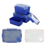 Kiosk 3-Piece Food Container Set with Vented Lids 2 Kiosk 3-Piece Food Container Set with Vented Lids 2