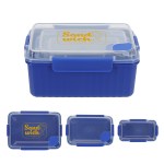 Kiosk 3-Piece Food Container Set with Vented Lids - Blue Kiosk 3-Piece Food Container Set with Vented Lids - Blue