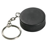 Hockey Puck Stress Reliever Key Chain 2 Hockey Puck Stress Reliever Key Chain 2