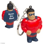 Super Hero Stress Reliever Key Chain 1 Super Hero Stress Reliever Key Chain 1