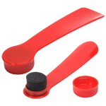 3-In-1 Shoe Gadget- Shine, Brush & Horn - Red 3-In-1 Shoe Gadget- Shine, Brush & Horn - Red