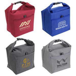 Bellevue Heathered Polyester Insulated Lunch Tote 1 Bellevue Heathered Polyester Insulated Lunch Tote 1