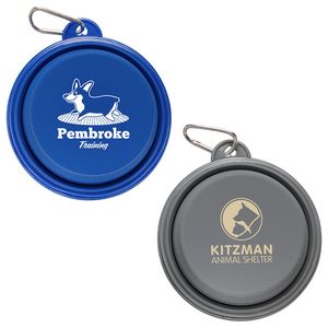 Feed %27N Go Collapsible Pet Bowl with Carabiner 1 Feed %27N Go Collapsible Pet Bowl with Carabiner 1