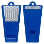 Safety First Reflective Whistle - Blue Safety First Reflective Whistle - Blue